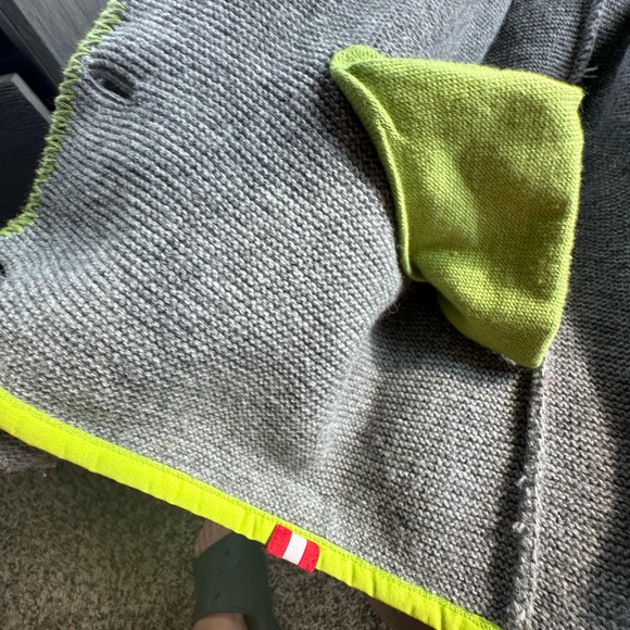 Almgwand grey wool cardigan made in Germany sz 42 - Picture 9 of 12